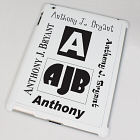 Personalized My Initial IPad Case U349534X